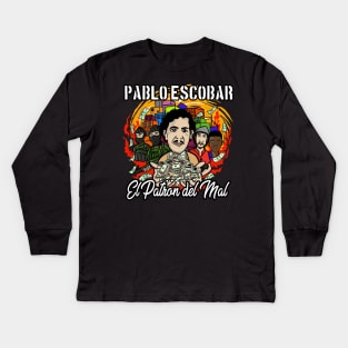 PABLO ESCOBAR Kids Long Sleeve T-Shirt